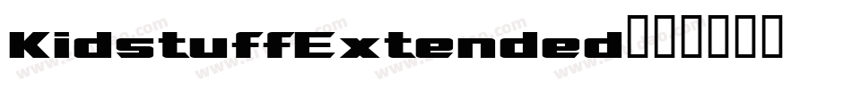 KidstuffExtended字体转换