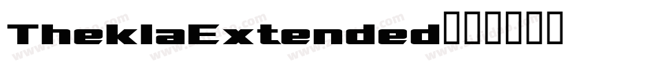 TheklaExtended字体转换