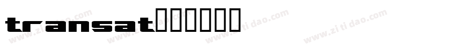 transat字体转换