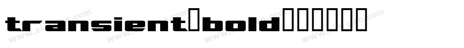 transient_bold字体转换