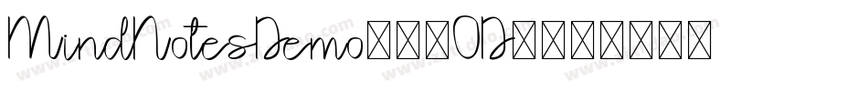 MindNotesDemo-51OD8字体转换