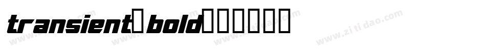 transient_bold字体转换