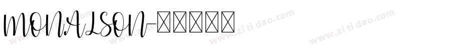 MONALSON字体转换
