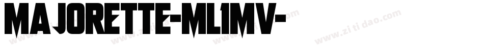 Majorette-mL1mv字体转换