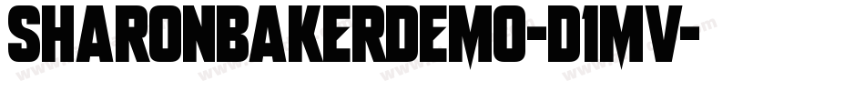 Sharonbakerdemo-d1MV字体转换