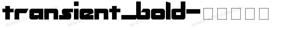 transient_bold字体转换