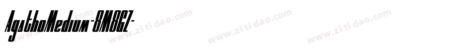 AgathoMedium-8M8GZ字体转换