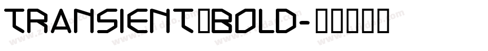 transient_bold字体转换