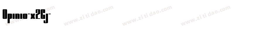 Opinio-x2Gj字体转换