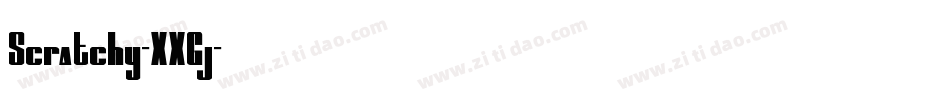 Scratchy-XXGj字体转换