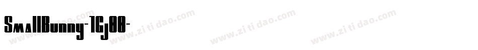 SmallBunny-1Gj00字体转换