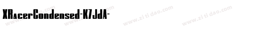 XRacerCondensed-K7JdA字体转换