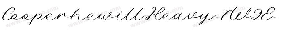 CooperhewittHeavy-7W9E字体转换