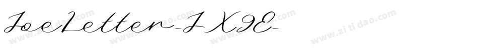 JoeLetter-JX9E字体转换