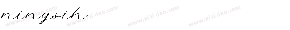 ningsih字体转换