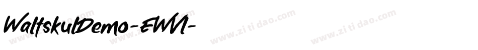 WaltskulDemo-EWVl字体转换