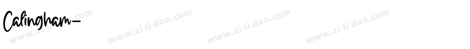 Calingham字体转换