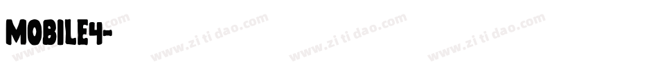 MOBILE4字体转换