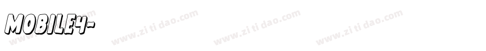 MOBILE4字体转换