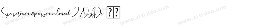 Sicretmonopersonalmed-2OgDo字体转换