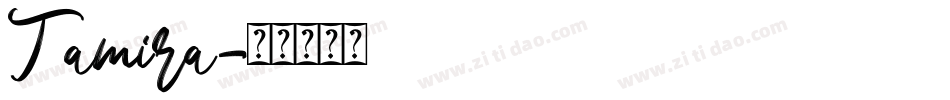Tamira字体转换
