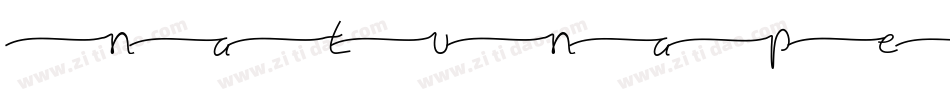 NatunaPersonalUseOnly-p7wWD字体转换