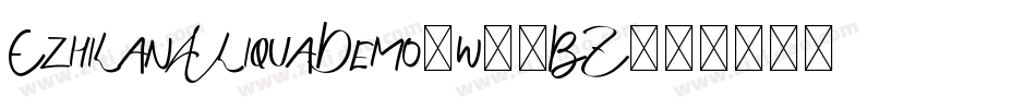 EzhilanAliquaDemo-w13BZ字体转换