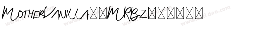 MotherVanilla-8MRBz字体转换