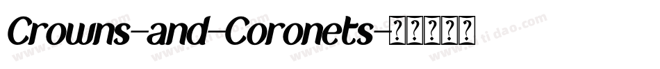 Crowns-and-Coronets字体转换