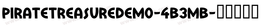PirateTreasureDemo-4B3MB字体转换