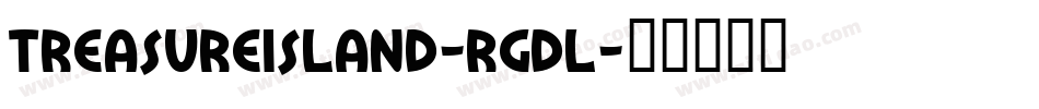 TreasureIsland-RGDl字体转换