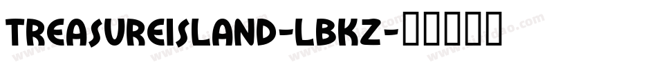 TreasureIsland-lBKZ字体转换