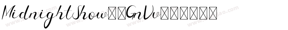 MidnightShow-1GnVv字体转换