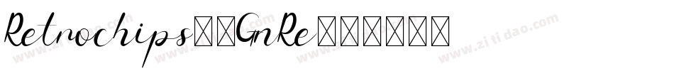Retrochips-1GnRe字体转换