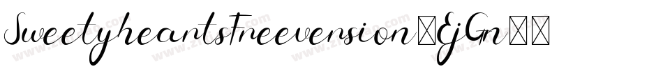 SweetyheartsFreeversion-EjGn字体转换