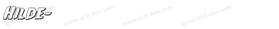 Hilde字体转换