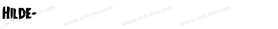 Hilde字体转换