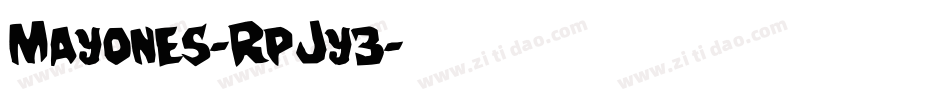 Mayones-RpJy3字体转换
