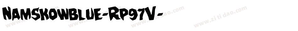 Namskowblue-Rp97V字体转换