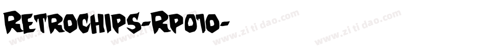 Retrochips-Rp01o字体转换