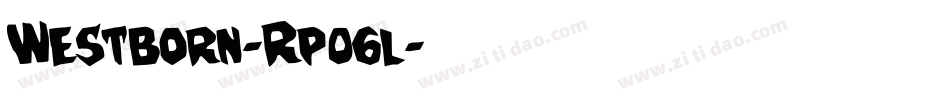 Westborn-Rp06l字体转换