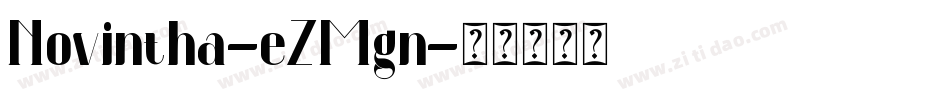 Novintha-eZMgn字体转换