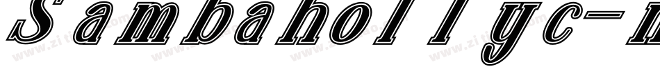 Sambahollyc-nJzg字体转换