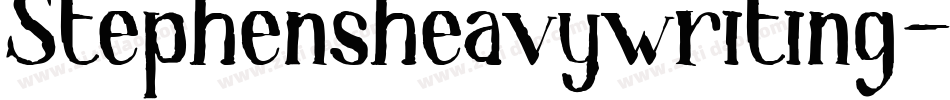 Stephensheavywriting-gAxp字体转换 Stephensheavywriting-gAxp字体转换
