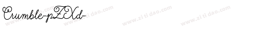 Crumble-pZXd字体转换
