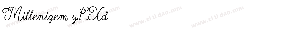 Millenigem-yLXd字体转换