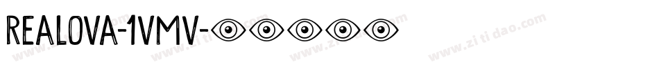 Realova-1vMv字体转换