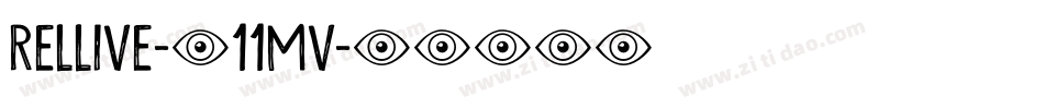 Rellive-511mv字体转换
