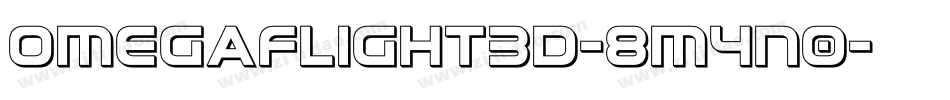 OmegaFlight3D-8M4n0字体转换