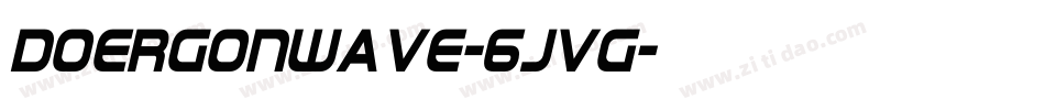 DoergonWave-6jVg字体转换